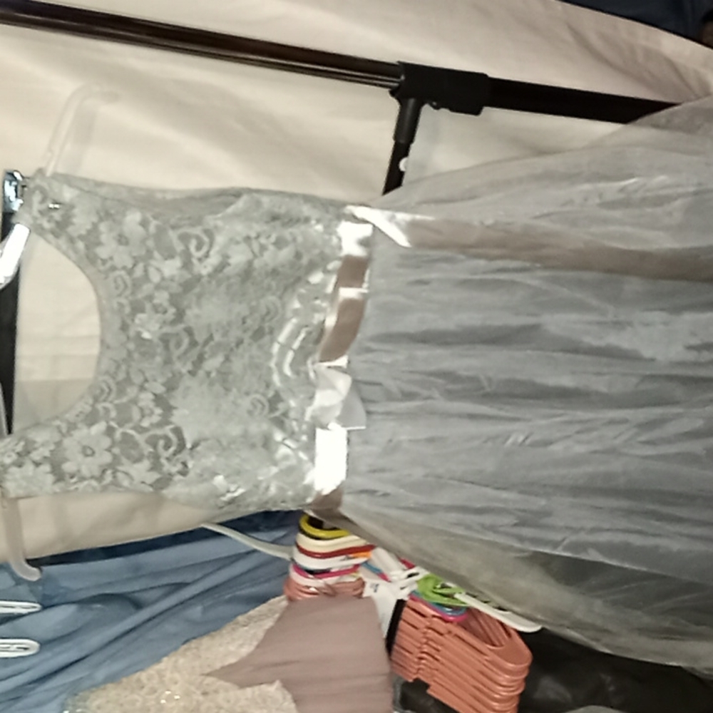 Gray tutu dress